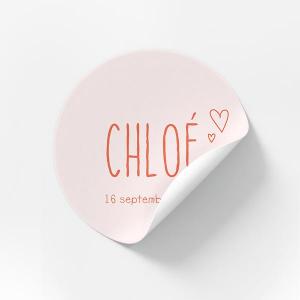Sticker rond 40mm Insta foto