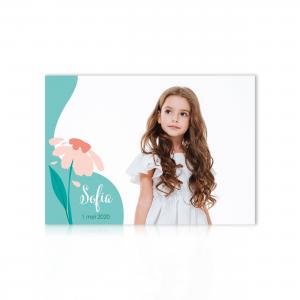 Fotokaart Pastel bloemetjes