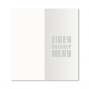 Blanco menukaart