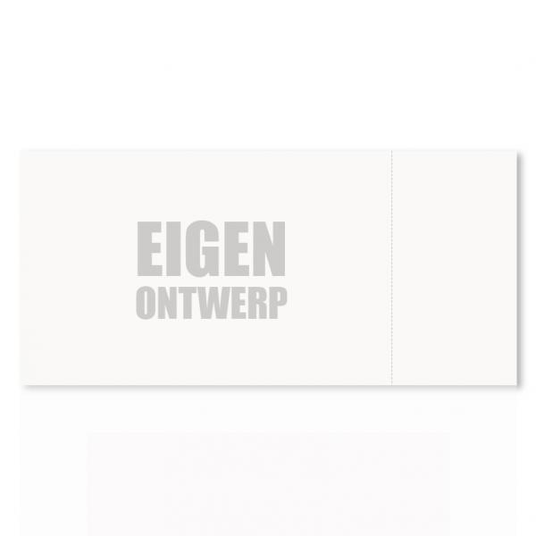 Blanco fotokaart 210x99 mm ticket