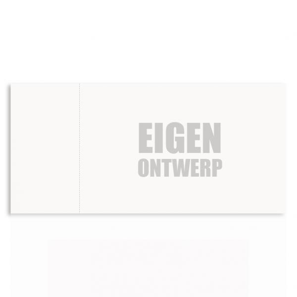 Blanco fotokaart 210x99 mm ticket