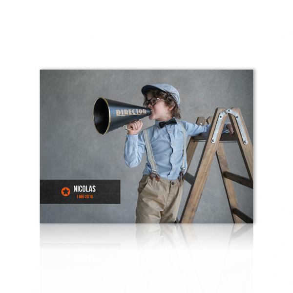 Fotokaart filmklapper