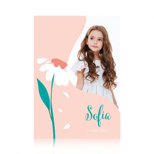 Poster A3 Pastel bloemetjes