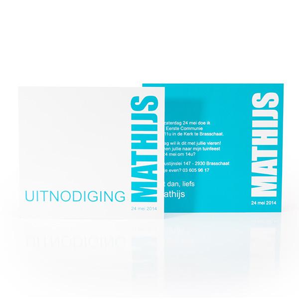 Uitnodiging strak