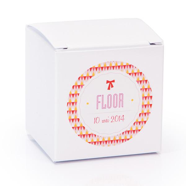 Sticker rond 40mm strikkemie